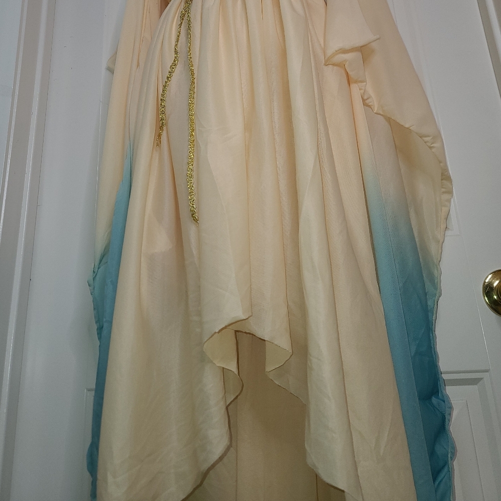 VTG Ancient Greek Goddess Halloween Costume adult  Dress L - Picture 12 of 12